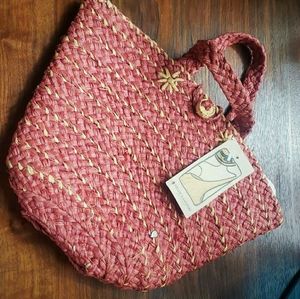 Helen Kaminski Raffia Purse NWT